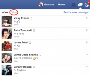 The other inbox on Facebook