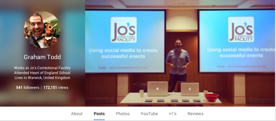 +GrahamTodd (Social Media Todd) on Google+