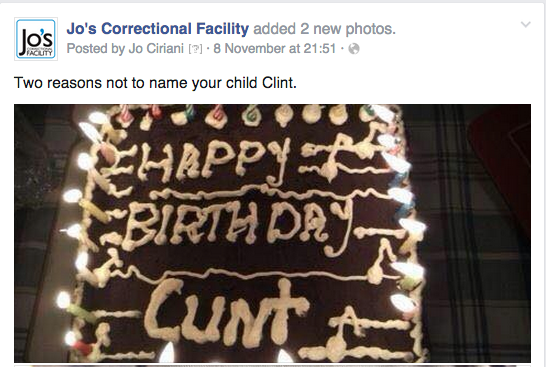 Clint birthday cake | Funny