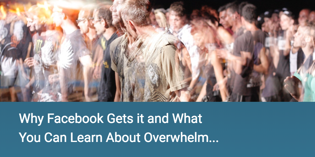 Why Facebook Gets it and What You Can Learn About Overwhelm...