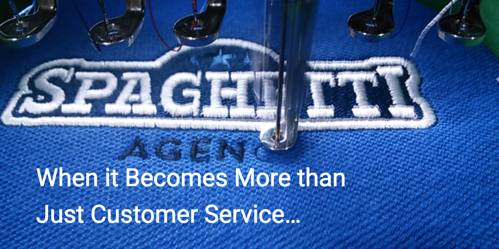 When it Becomes More than Just Customer Service…