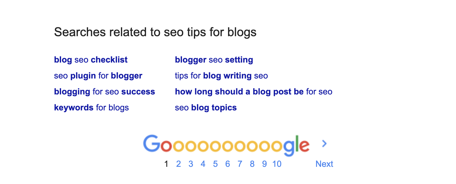 SEO tips for blogs